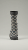 Soft Steel patterned dress sock