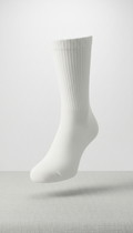 Porcelain White Combed Cotton Crew