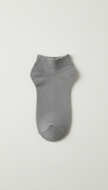 Pewter Grey Minimalist Ankle Sock